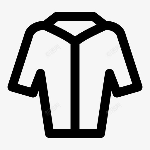 普通衬衫衣服短袖svg_新图网 https://ixintu.com 普通 衬衫 衣服 短袖