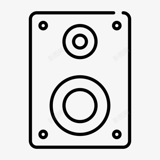 扬声器音频扬声器音响系统svg_新图网 https://ixintu.com 扬声器 音频 音响 系统 立体声 低音 配件