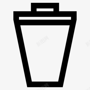 垃圾桶删除美味网页元素10薄圆形图标