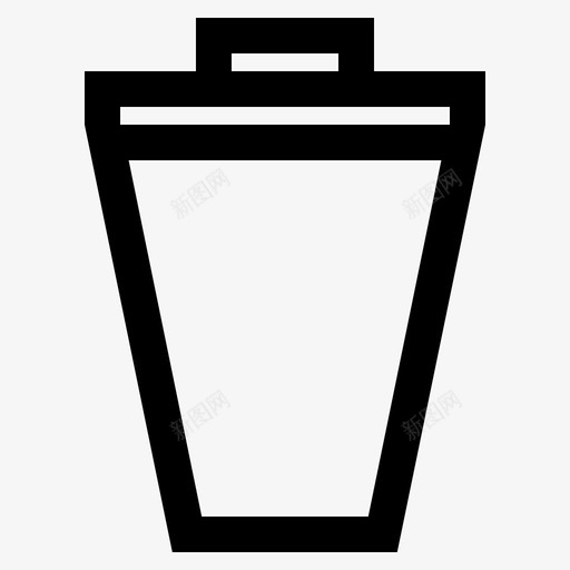 垃圾桶删除美味网页元素10薄圆形svg_新图网 https://ixintu.com 垃圾桶 删除 美味 网页 元素 圆形