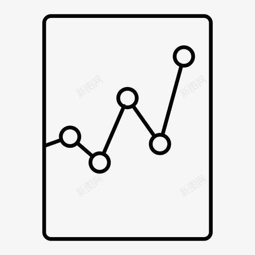 折线图增加办公室svg_新图网 https://ixintu.com 折线 线图 办公室 增加 利润 统计 成功