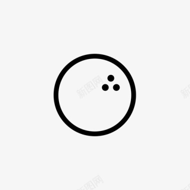 保龄球保龄球游戏重球图标