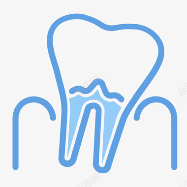 牙齿松动图标