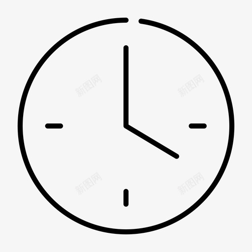 四点钟秒表计时器svg_新图网 https://ixintu.com 点钟 四点钟 秒表 计时器 挂钟 薄钟