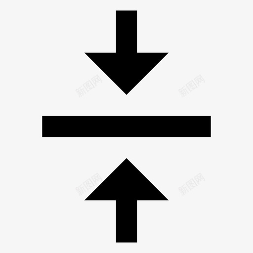 material居中上下箭头svg_新图网 https://ixintu.com 居中 上下 箭头 扁平 商务