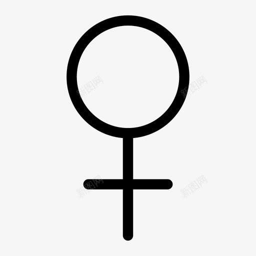 女性女性性别女性符号svg_新图网 https://ixintu.com 女性 性别 符号