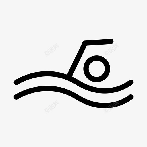 游泳露营游泳池svg_新图网 https://ixintu.com 游泳 露营 游泳池 池水