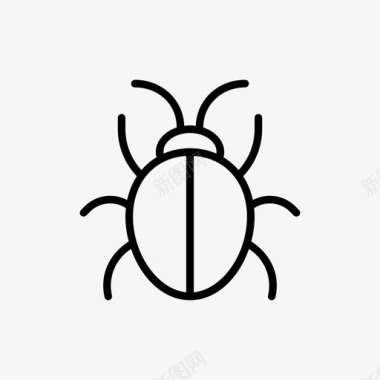 害虫甲虫虫子图标