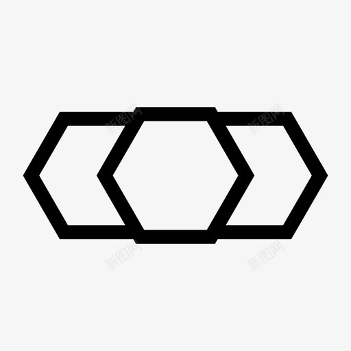 六角形六边形图案和形状svg_新图网 https://ixintu.com 六角形 六边形 图案 形状