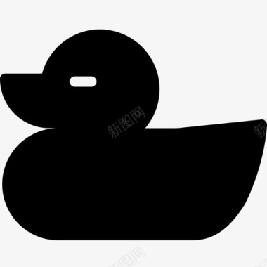 橡皮鸭婴儿浴缸图标