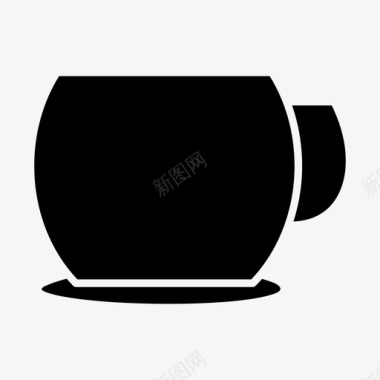 杯子咖啡杯把手图标