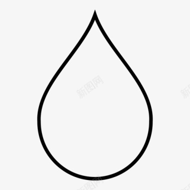 水滴清水燃料图标