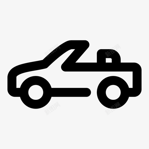 敞篷车汽车跑车svg_新图网 https://ixintu.com 汽车 敞篷车 跑车 交通工具