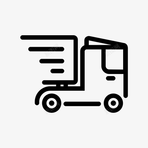 卡车货物物流svg_新图网 https://ixintu.com 卡车 物流 运输 货物
