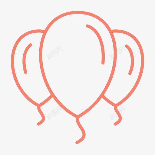 气球空气生日svg_新图网 https://ixintu.com 气球 空气 生日 氦气 乳胶