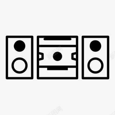 音箱录音电子图标