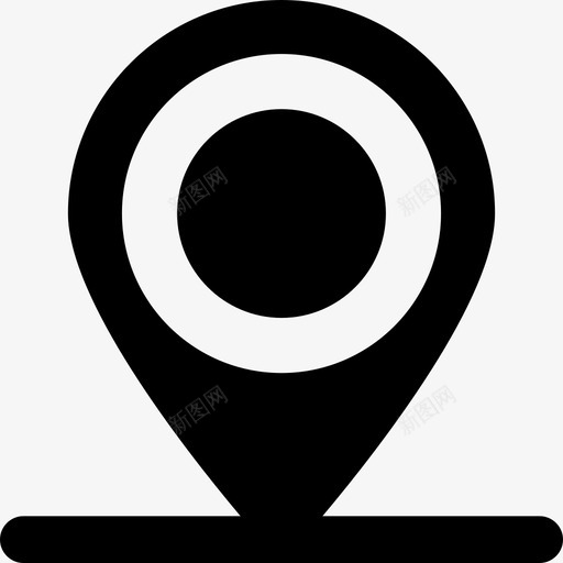 地图引脚gps位置svg_新图网 https://ixintu.com 地图 引脚 位置 标记 指针 搜索引擎 优化 数字 营销 字形 图标
