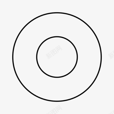圆形cd形状图标