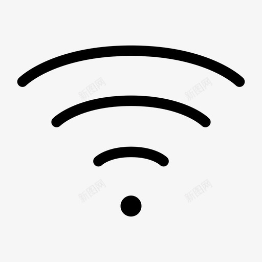 wifiandroid互联网信号svg_新图网 https://ixintu.com 信号 无线 互联网 状态 用户界面