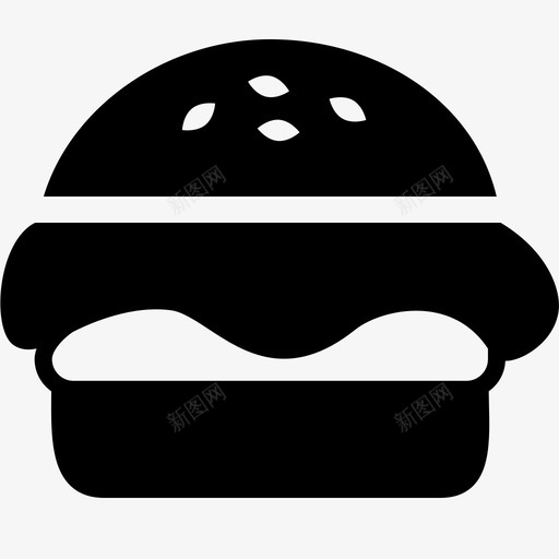 汉堡芝士汉堡食物svg_新图网 https://ixintu.com 汉堡 食物 芝士 三明治 固体
