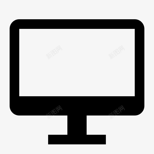 电脑屏幕显示器液晶显示器svg_新图网 https://ixintu.com 电脑 显示器 屏幕 液晶 液晶显示 电子产品 固态 图标
