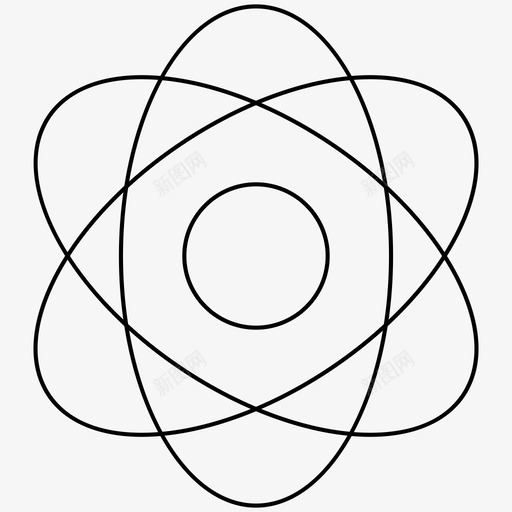 原子化学核svg_新图网 https://ixintu.com 原子 化学 核物理 教育 发际