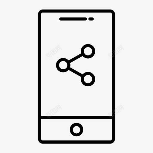 智能手机共享移动共享网络svg_新图网 https://ixintu.com 共享 智能 手机 移动 网络 在线