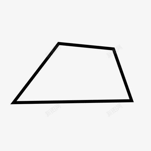 不规则四边形二维形状几何svg_新图网 https://ixintu.com 不规则 四边形 形状 二维 几何 数学