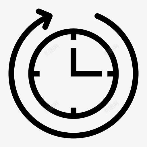 24小时可用性业务svg_新图网 https://ixintu.com 小时 业务 可用 用性 时钟 客户服务 线图 图标