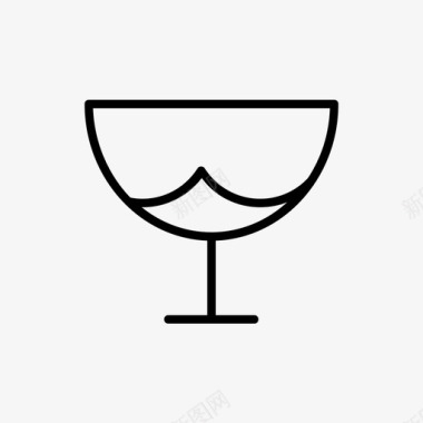 酒圣杯杯子图标