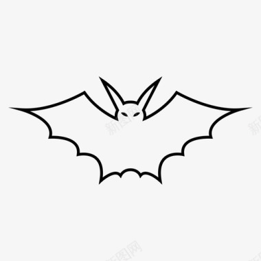 蝙蝠动物吸血鬼图标