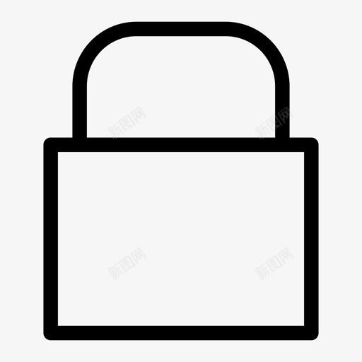 锁关闭密码svg_新图网 https://ixintu.com 关闭 密码 隐私 安全 基本