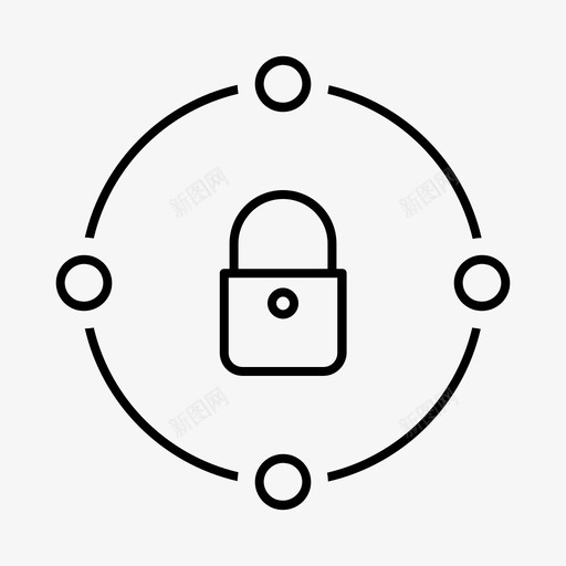 锁连接数据svg_新图网 https://ixintu.com 连接 数据 网络安全 搜索引擎 优化 网络