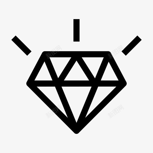钻石宝石奢侈品svg_新图网 https://ixintu.com 钻石 宝石 奢侈品