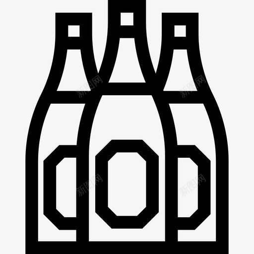 普罗塞科瓶简单葡萄酒svg_新图网 https://ixintu.com 普罗 塞科瓶 简单 葡萄酒