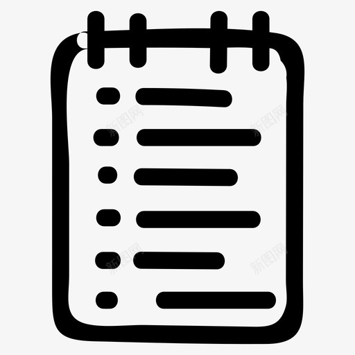 记事本草稿列表svg_新图网 https://ixintu.com 记事本 草稿 列表 笔记 办公室 页面 搜索引擎 优化 营销 手绘