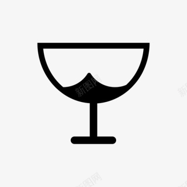 酒圣杯杯子图标