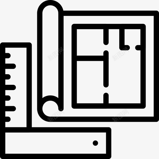 蓝图建筑蓝图建筑工具svg_新图网 https://ixintu.com 蓝图 建筑 建筑工 工具