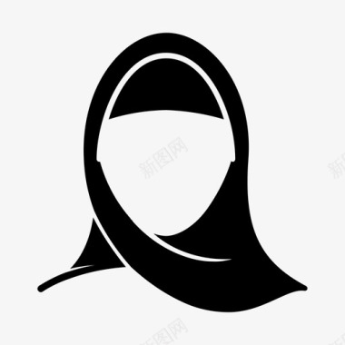 头巾伊斯兰教穆斯林图标