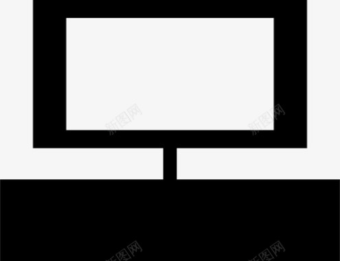 电视桌娱乐系统电视台图标