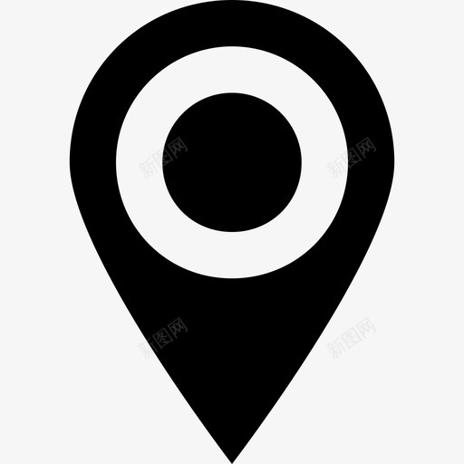gps地图地图别针svg_新图网 https://ixintu.com 地图 别针 导航 占位符 购物 商业 材料 符号 图标