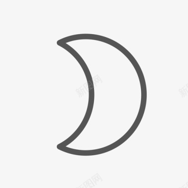 晚上月亮夜图标