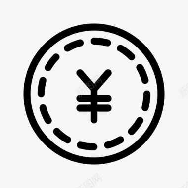 日元硬币现金日本图标