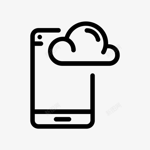 移动云连接数据svg_新图网 https://ixintu.com 移动 连接 数据 互联网 在线