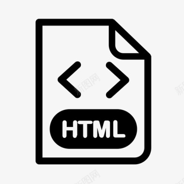 html文件代码编码图标