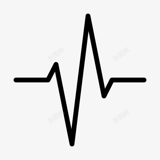 脉搏心电图图表svg_新图网 https://ixintu.com 脉搏 心电图 图表 心跳 测量 医院