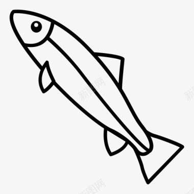 沙丁鱼动物鱼图标