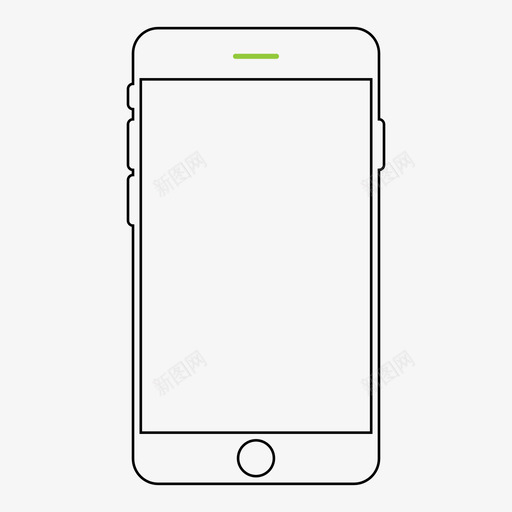 iphone7苹果设备svg_新图网 https://ixintu.com 设备 苹果 移动