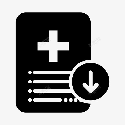 医疗报告下载文档健康报告svg_新图网 https://ixintu.com 报告 医疗 下载 文档 健康 健康报