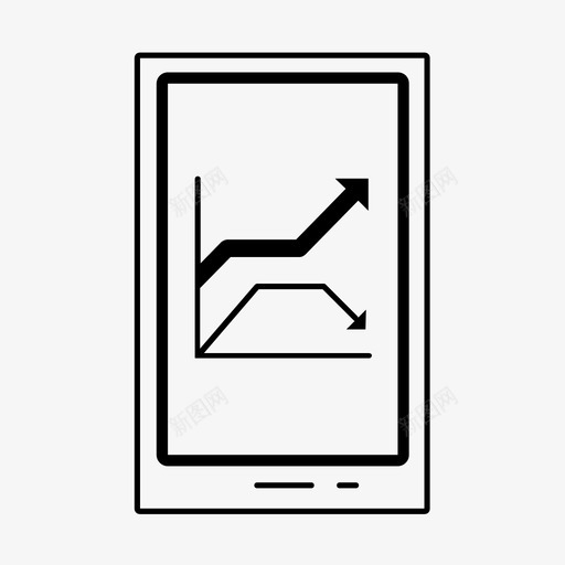 移动分析箭头增长线图svg_新图网 https://ixintu.com 移动 分析 箭头 增长 线图 进度 统计 财务分析 图表